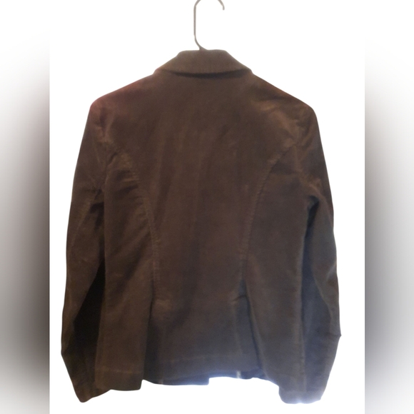 CAbi Brown Blazer Structured Corduroy Suit Jacket Small Dark Brown - Picture 5 of 14